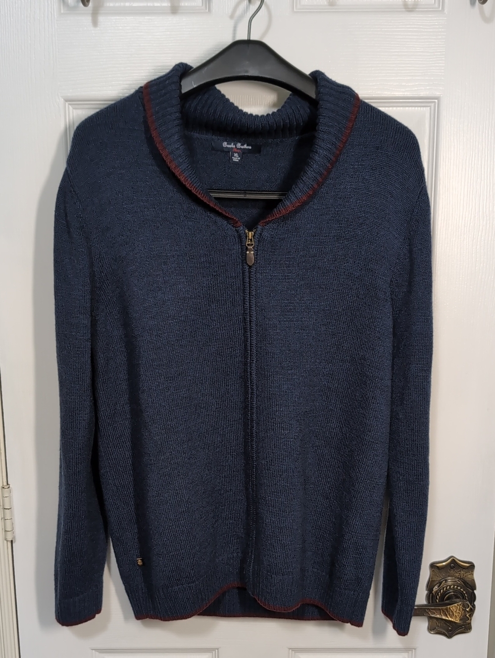 Brooks Brothers Wool Cardigan Sweater Size XL